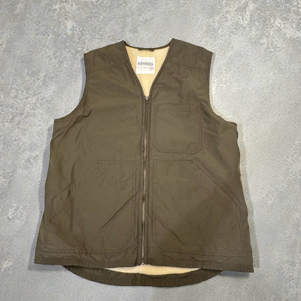 Hansen Garments Men’s Olive Vest sz XL NWOT Bought new in Copenhagen